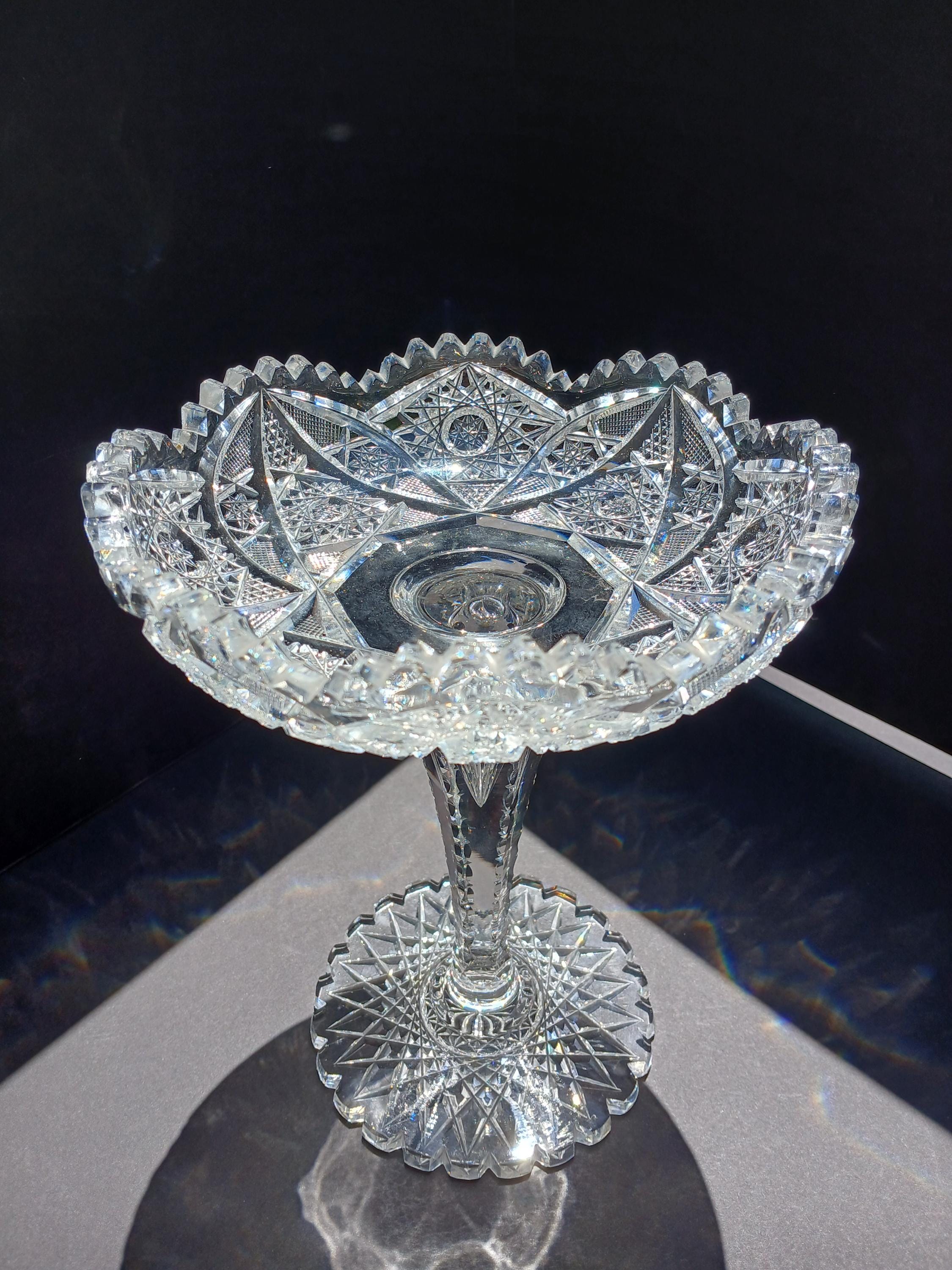 Antique Brilliant Cut Glass - Etsy