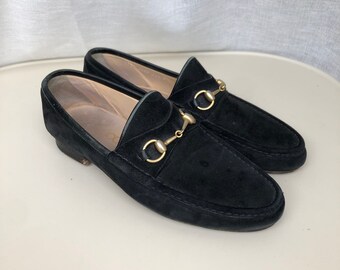 suede gucci loafers men