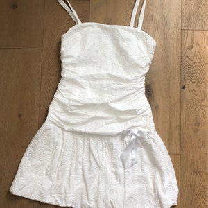 the allen mini dress white ABS by Allen Schwartz White Mini Dress