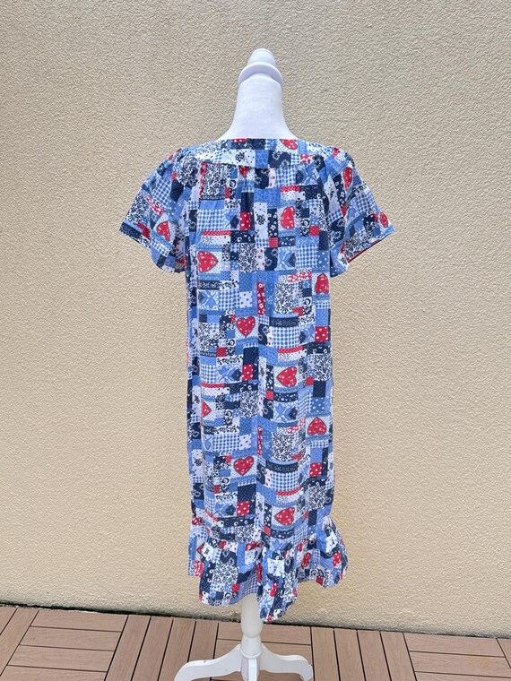 Anthony Richards patchwork  multipattern red, whi… - image 3