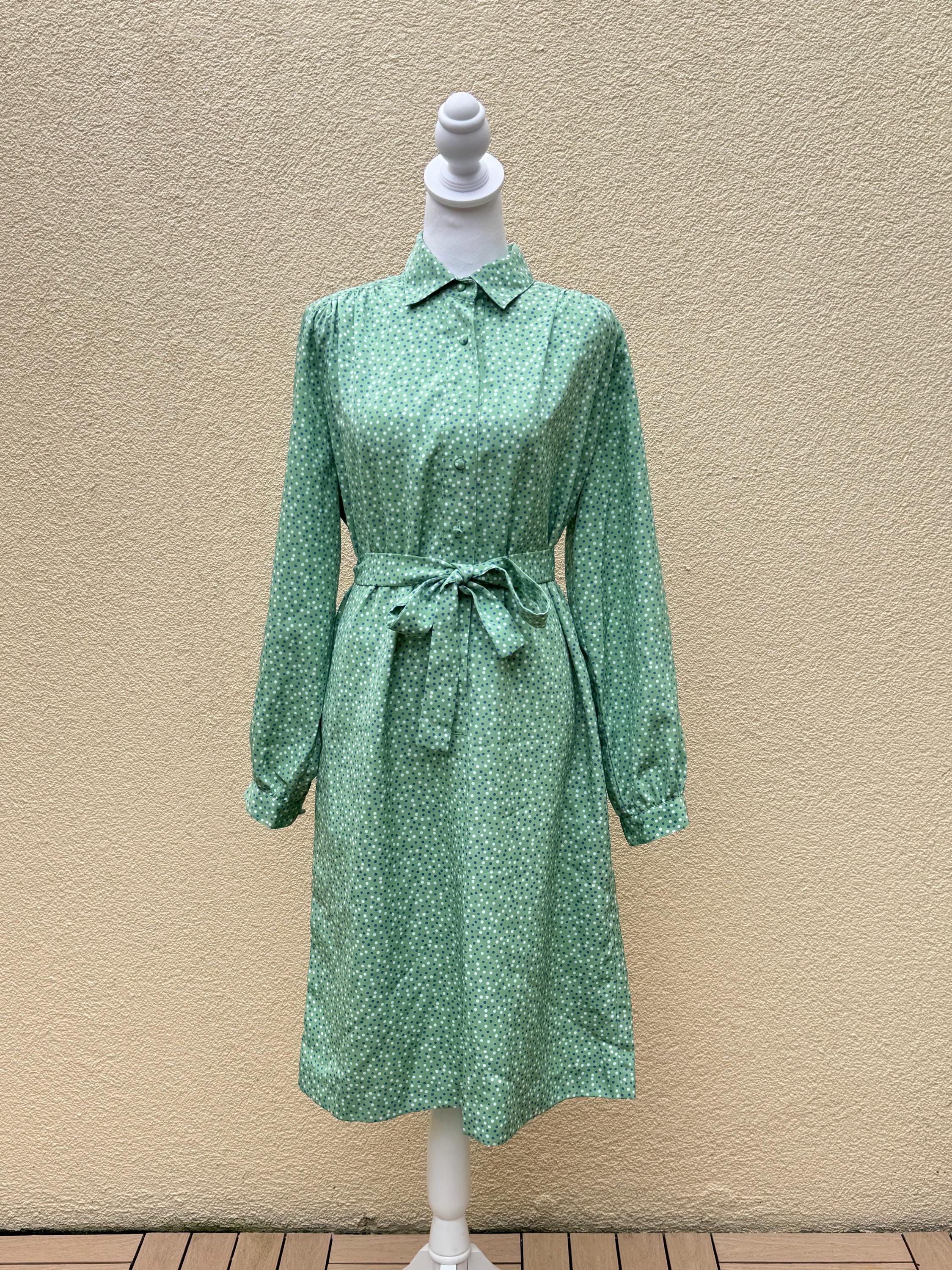 slim fit dress slacks Lydia Maxi Dress in Emerald Green and Beige Polka Dot – Lace & Beads