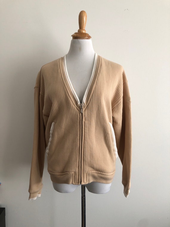 1970's Slazenger Beige Cotton Blend 