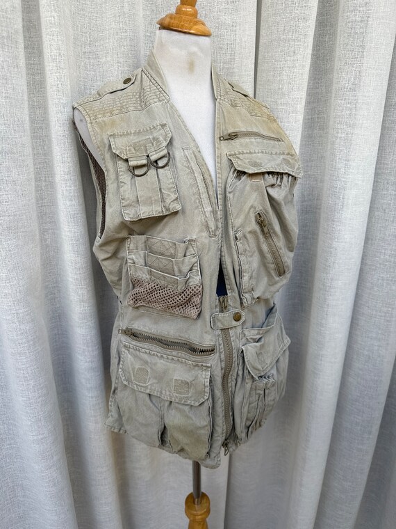 Banana Republic Safari Men’s Khaki Vest - image 2