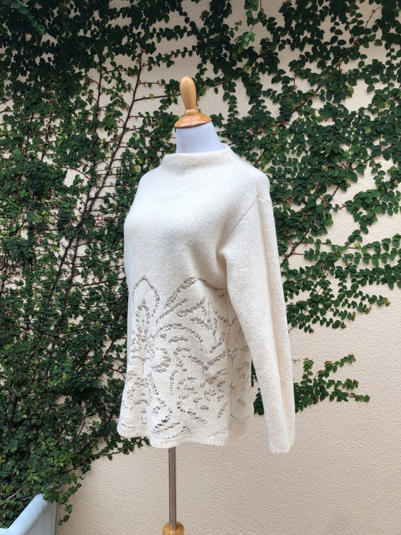Esteve sitamurt Spain knitted off white cream ivo… - image 3