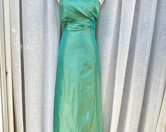 1970s Jim Helm Occasions Strapless Formal Dress Made in USA VTG SZ 2