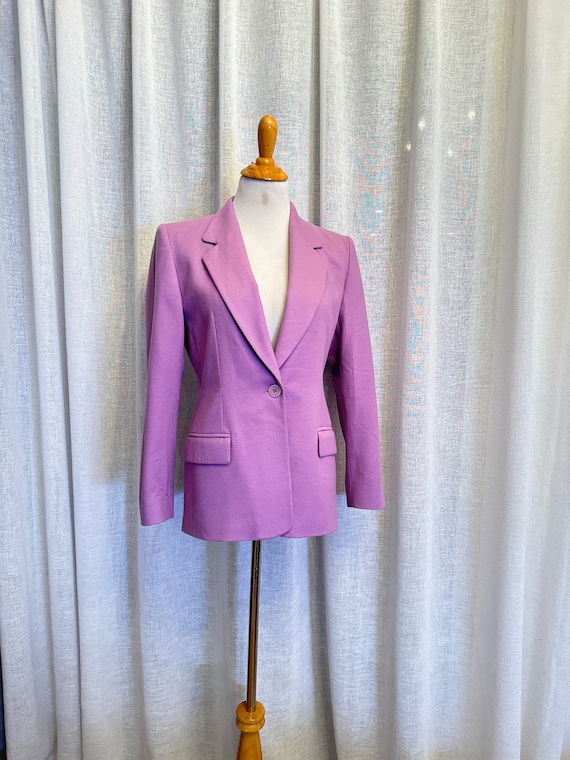 PENDLETON Lilac Purple Virgin Wool Blazer