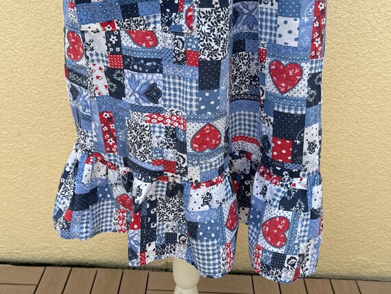 Anthony Richards patchwork  multipattern red, whi… - image 6