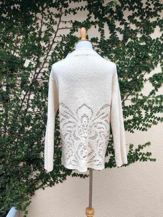 Esteve sitamurt Spain knitted off white cream ivo… - image 2