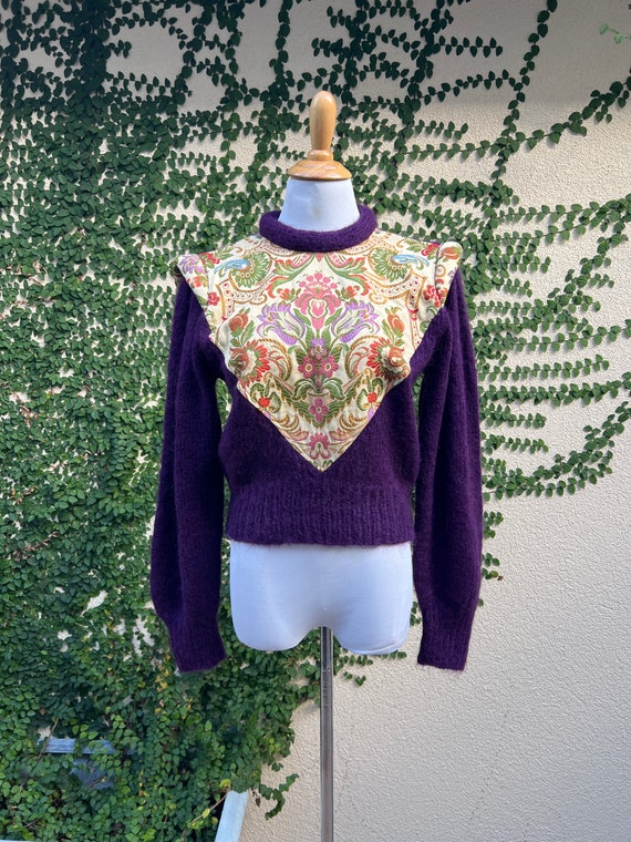 Vintage Vivere Italiano ITALY Marshall Fields Purple Soft Vintage Vivere Italiano ITALY Marshall Fields Purple Soft