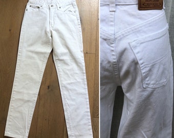 Vintage Polo Ralph Lauren white jean high waisted pants