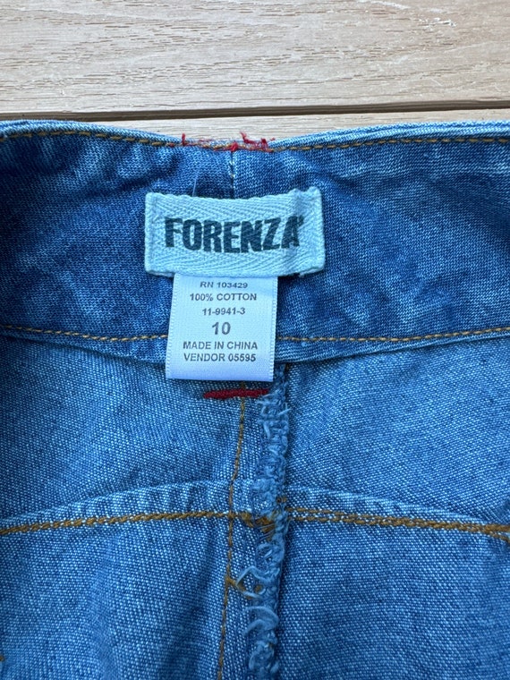Authentic 90's Forenza Wide Leg Blue Jeans - image 5