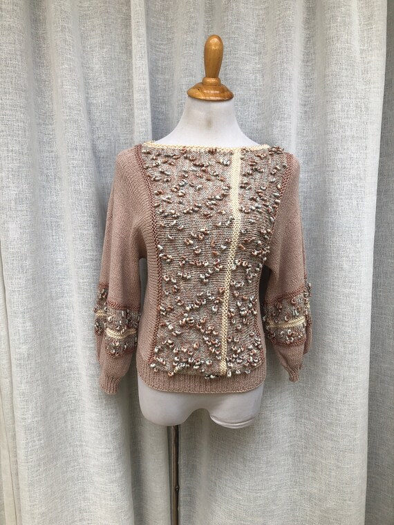 Kirsten Knitted Sweater Dark Grey Melange