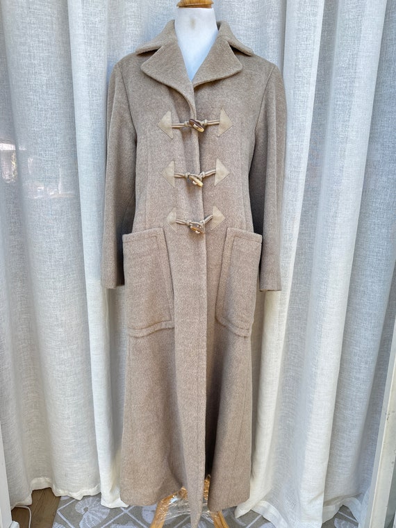 HERMES PARIS Llama/wool Oatmeal Toggle Coat Made in France Sz42 - Etsy
