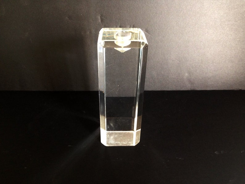 Vintage Lucite Acrylic Candlestick/ Candle Holder Etsy
