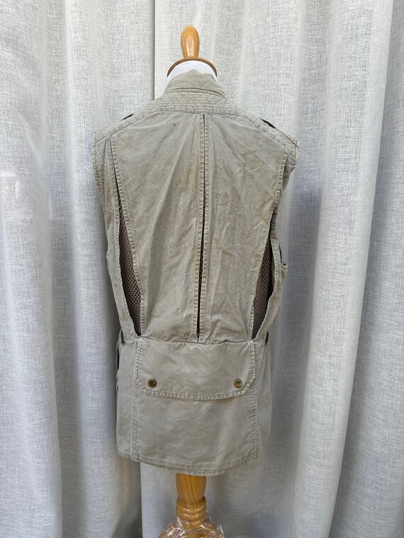 Banana Republic Safari Men’s Khaki Vest - image 4