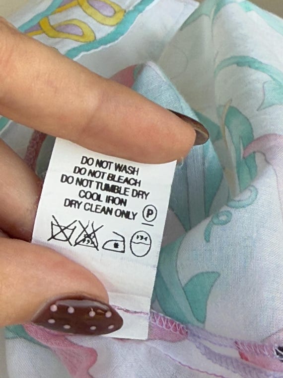 Averardo Bessi floral button down light cotton bl… - image 8