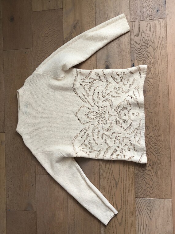 Esteve sitamurt Spain knitted off white cream ivo… - image 4