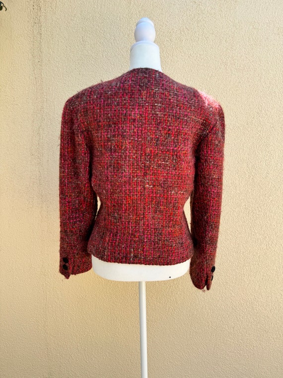 Ann Taylor Wool Blend Cropped Tweed Blazer - image 4