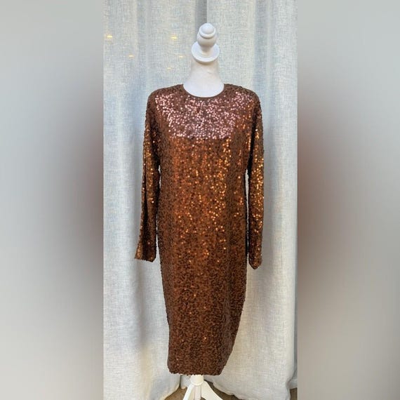ellen tracy cocktail dresses Ellen Tracy Black Beaded Neck Cocktail Dress Size 10