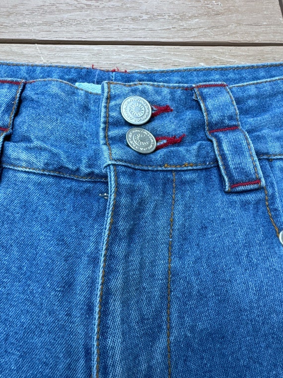 Authentic 90's Forenza Wide Leg Blue Jeans - image 4