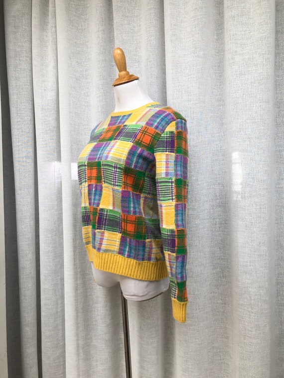 Vintage Colorful POLO Ralph Lauren Hand Knitted W… - image 3