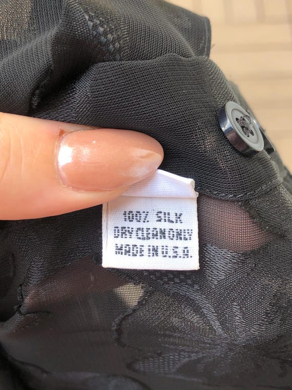 From Collars to Cuffs custom made black floral br… - image 9