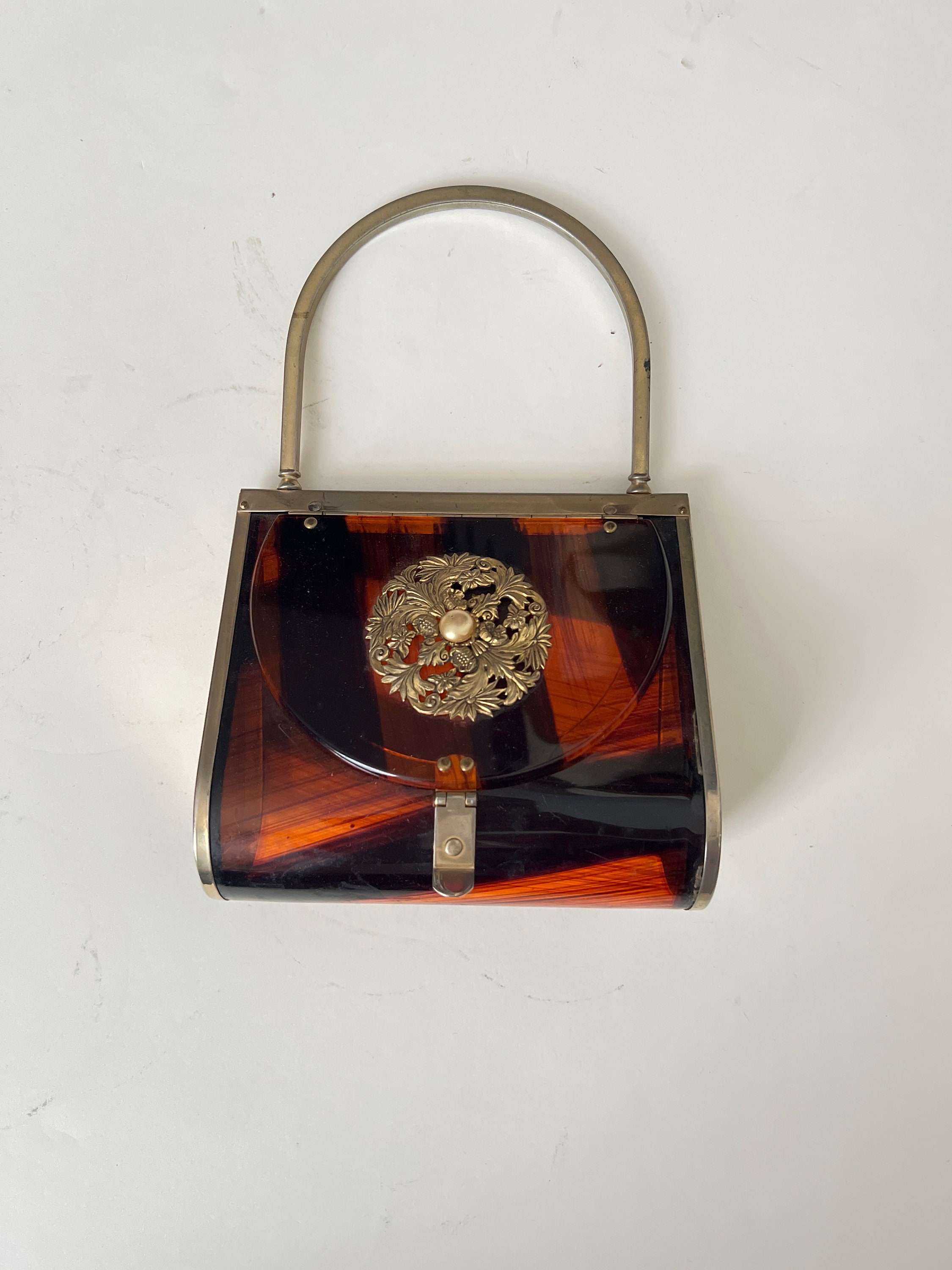 Tortoise shell handbag hot sale