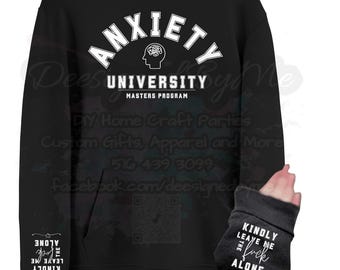 Anxiety University Master's Level - leave me the F Alone!