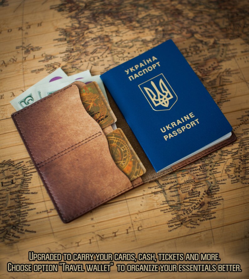 Passport Cover Quote Leather Passport Cover Passport Etsy