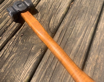 Curly hickory handle