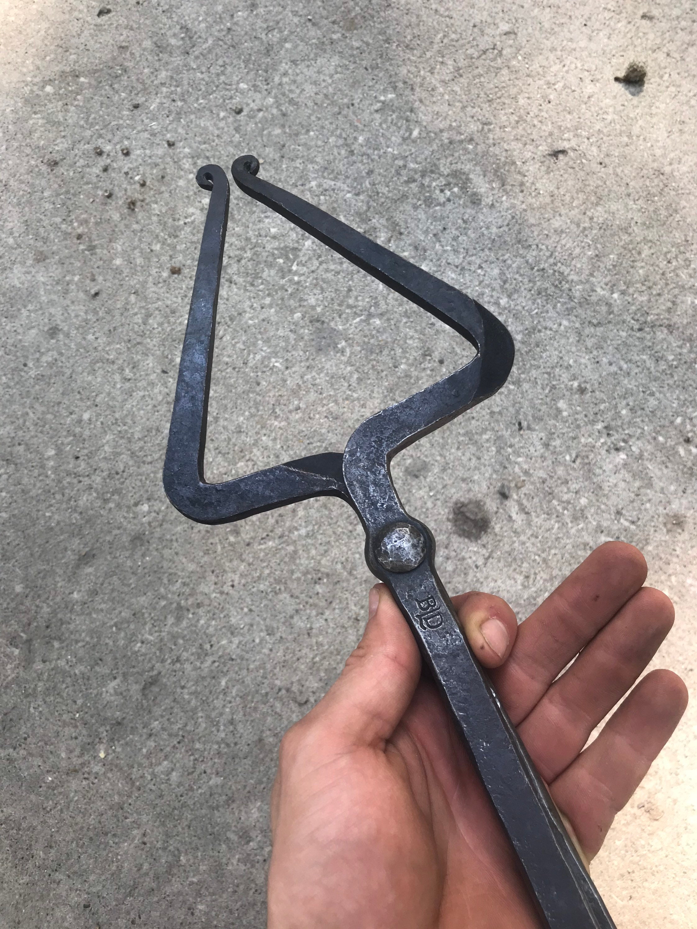 Blacksmith hammer tongs Etsy