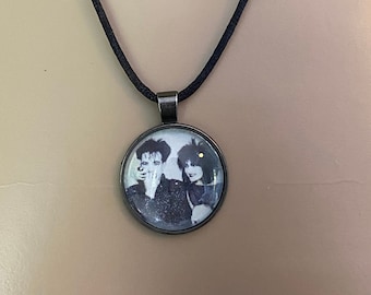 Smith and Sioux Black and White Portrait Necklace