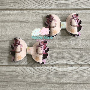 Set of Toy’s Story Hair Bow, Hair Bow for Gift, Woody Hair Clip, Hair Accessories, Toddler Girl, Girl Bow, Toy’s Story Bow