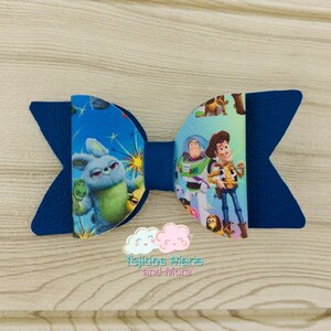 Toys Story Hair Bow, Hair Bow for Gift, Woody Hair Clip, Hair Accessories, Toddler Girl, Woody of Toys Story Movie Hair Clip, Woody Bow