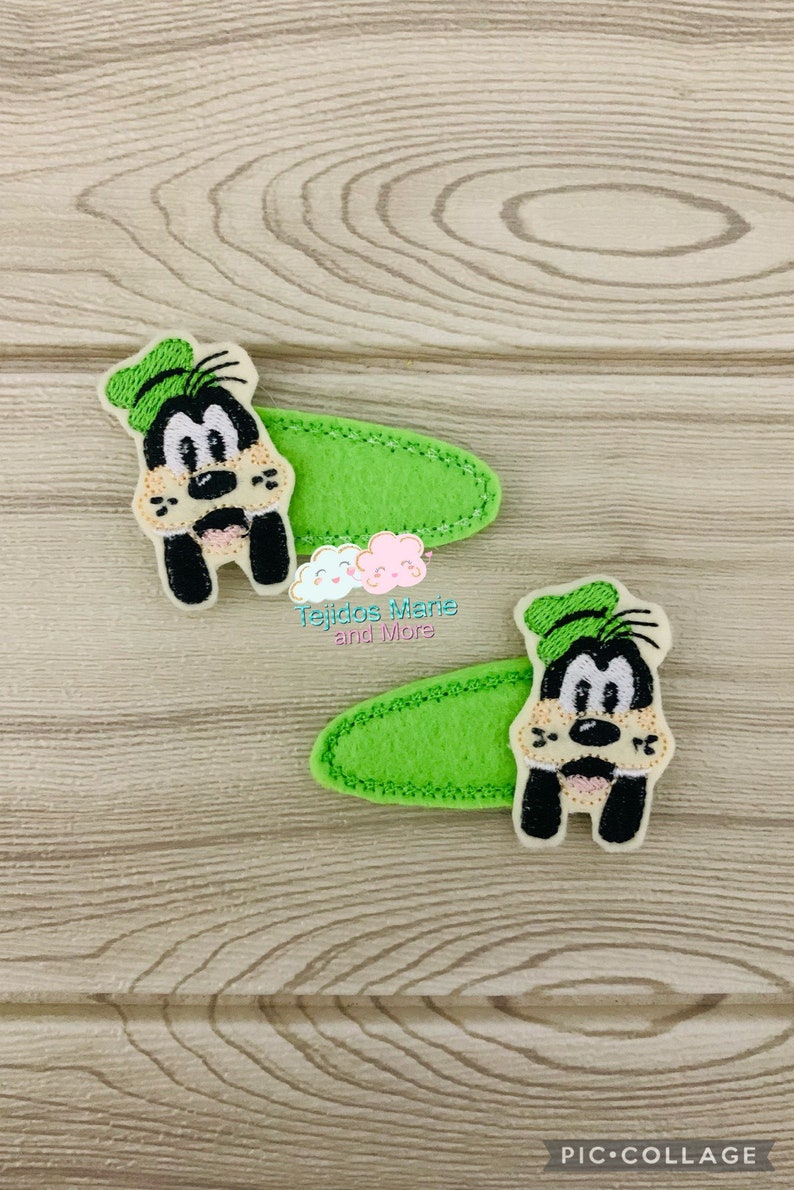Goofy Hair Clip Goofy Clips Hair Accessorys Todler Hair Etsy