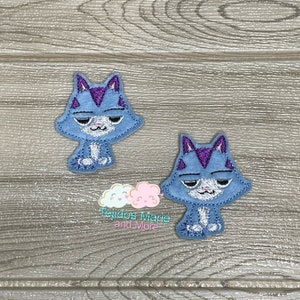 Cat Rat Feltie, Gabby Dollhouse Feltie, Feltie Bow, Center Bow, Hair Clips