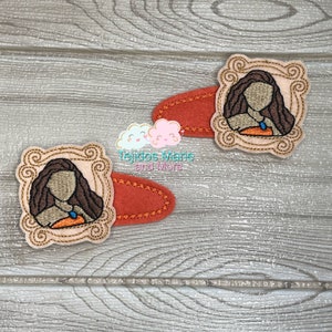 Moana Hair Clip, Moana Clips, Hair Accessory’s, Todler Hair Clips, Girls Hair Clips, Todler Clips, Princess Hair Clips