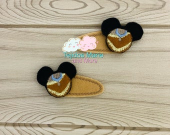 Pocahontas Hair Clip, Pocahontas Clips, Hair Accessory’s, Todler Hair Clips, Girls Hair Clips, Todler Clips, Pocahontas Feltie