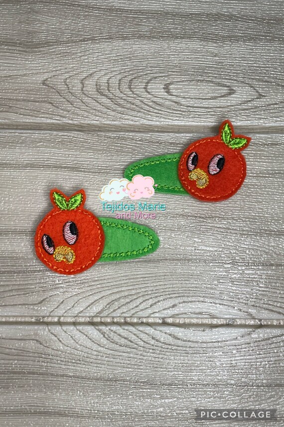Pince à Cheveux Décorative En Forme D'Oiseau Orange - Occasion - Accessoire Vintage