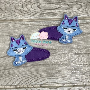 Cat Rat Hair Clip, Gabby Clips, Hair Accessory’s, Todler Hair Clips, Girls Hair Clips, Todler Clips, Gabby Dollhouse Hair Clips