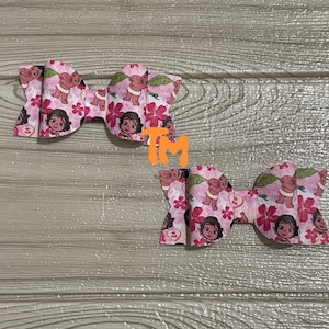 Set of Moana Hair Bow, Hair Bow for Gift, Princess Hair Clip, Hair Accessories, Toddler Girl, Girl Bow, Moana Bow