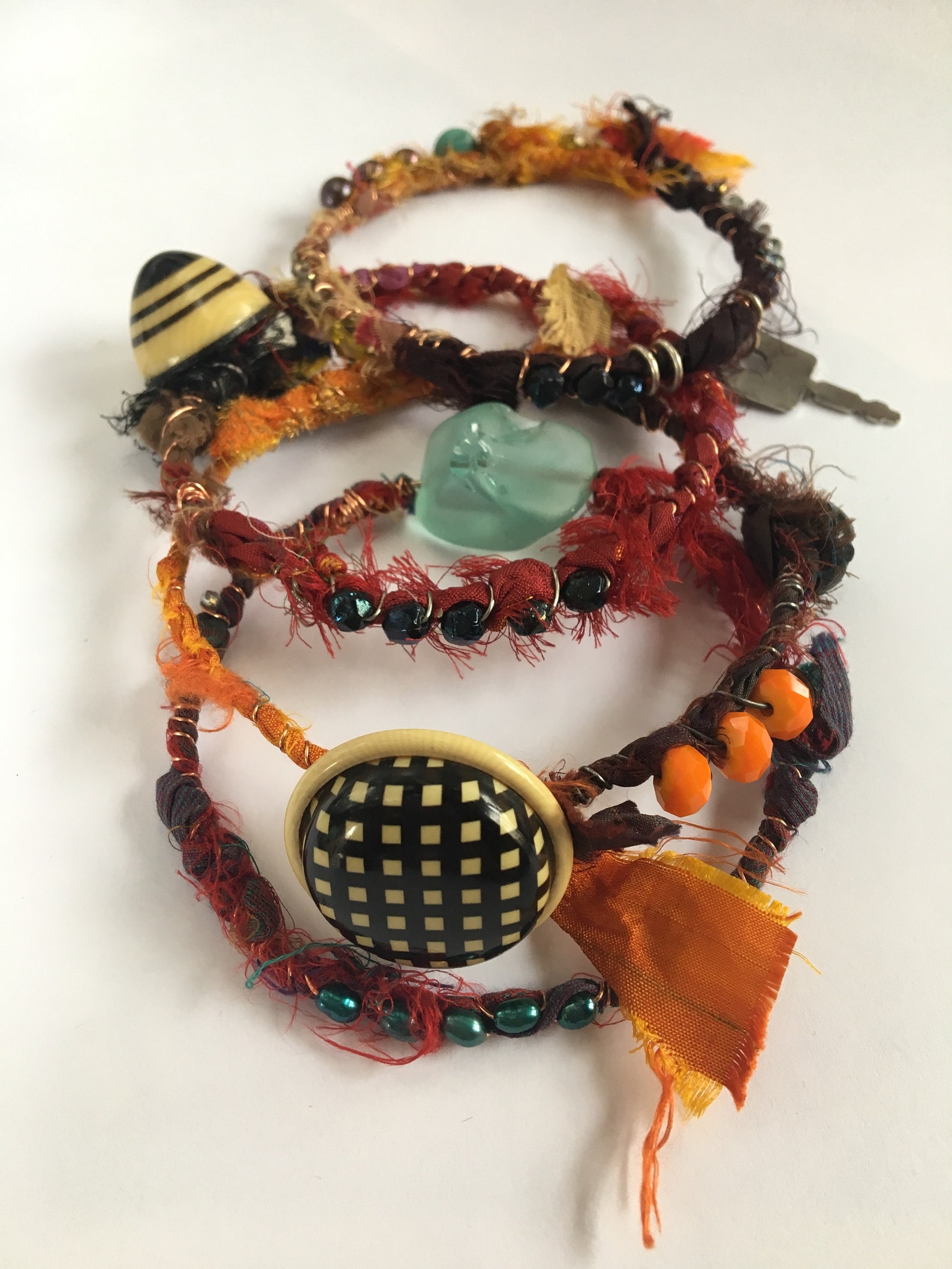 Bracelet Gypsy bangle III/handmade bracelet/BoHo Etsy