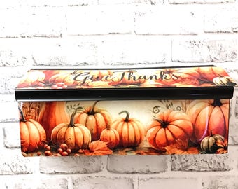 Give Thanks Pumpkins Mailbox Cover Magnet Set