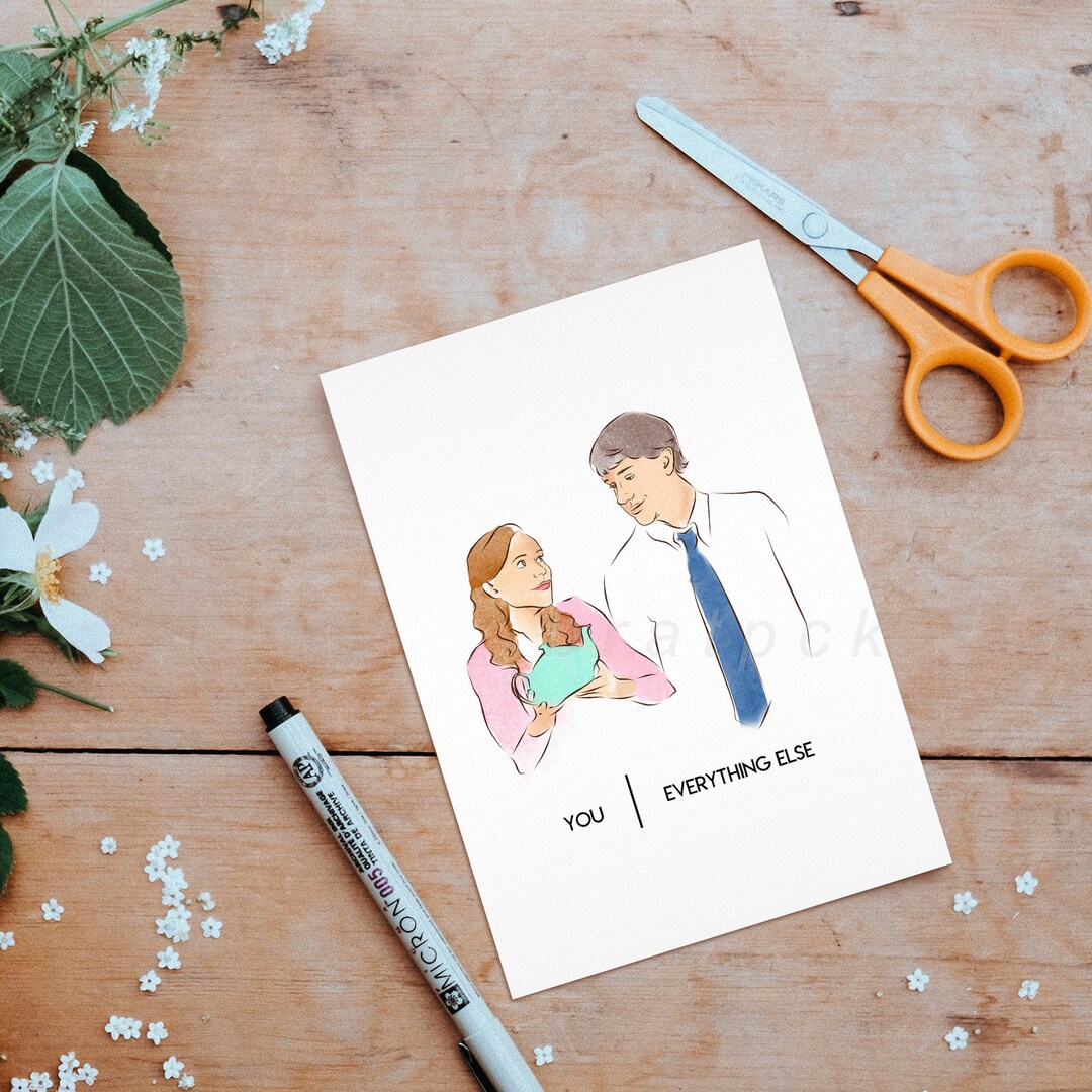 Jim & Pam Valentine's Day INSTANT DOWNLOAD Etsy