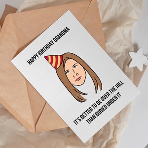 Carta "Happy Birthday Grandma" di Chandler per Rachel / Friends [DOWNLOAD IMMEDIATO]