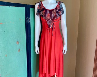 Feather Print Dress - Etsy