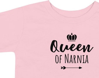 Queen of Narnia Toddler Short Sleeve Tee- Pevensie, Susan, Lucy,