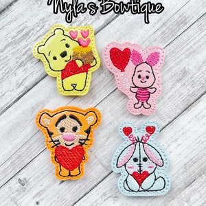 Valentine Badge Reel, Honey Bear Badge Reel, Nurse Badge Reel, PICU Nurse Badge Pull, Animal Friends Badge Reel, Retractable ID Badge Holder