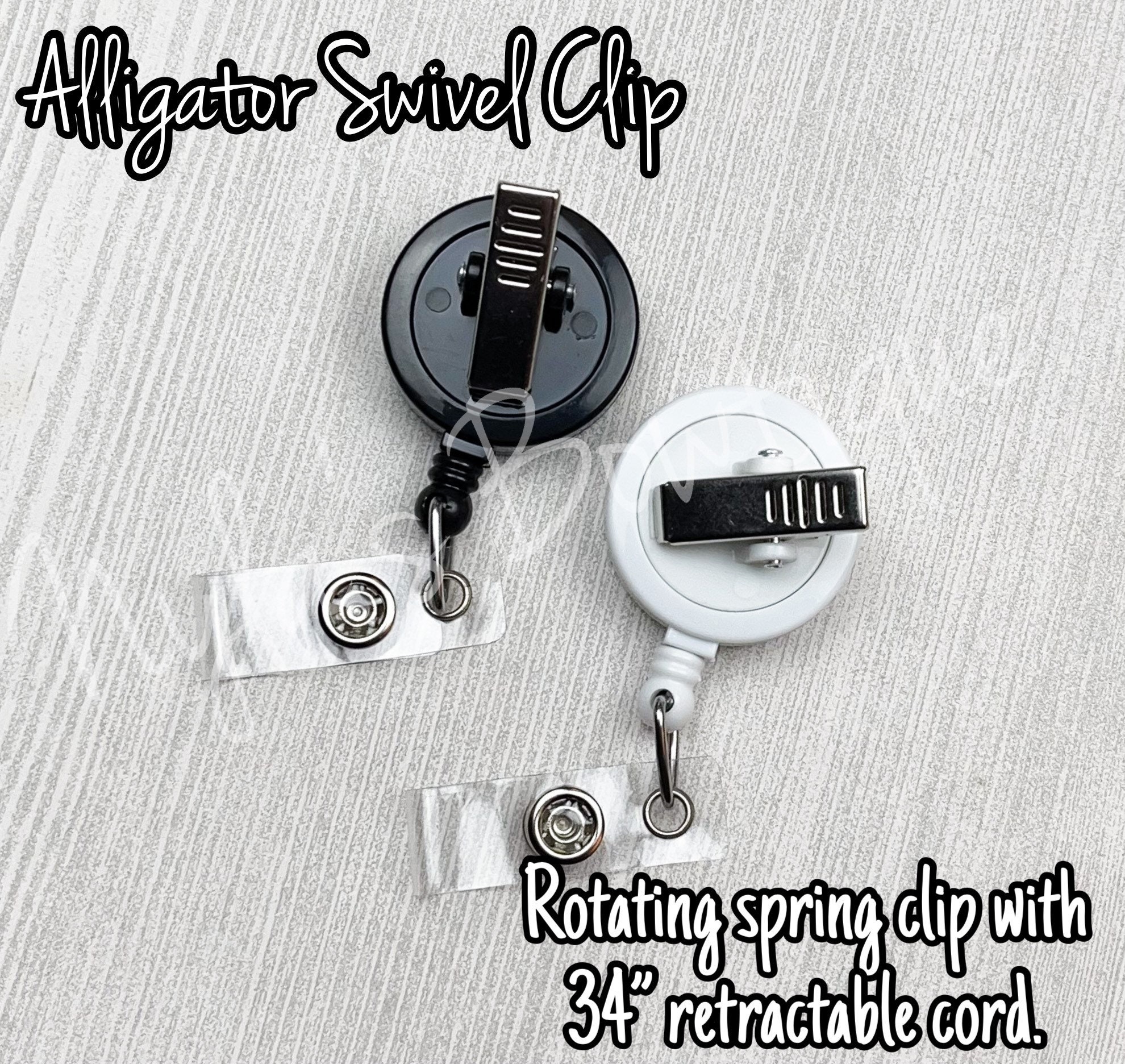 Marmeren Badge Reel Intrekbare Badgehouder met Alligator Clip Marmeren ID-kaarthouder Verpleging Badge Reel Houder (Marmer 4-1 Marmeren Badge Reel Intrekbare Badgehouder met Alligator Clip Marmeren ID-kaarthouder Verpleging Badge Reel Houder (Marmer 4-1