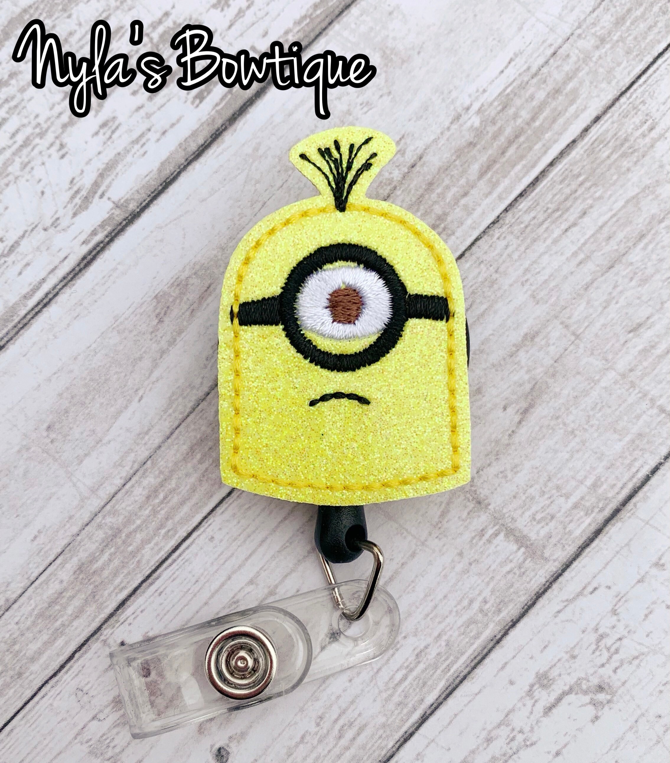 Minion Badge Reel Nurse Badge Reel Retractable ID Badge Etsy
